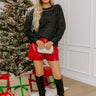 Shimmering Smile Pearl Embellished Knit Sweater Top Image - 1