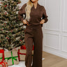 Urban Rest High Waist Wide Leg Scuba Pants Image - 1