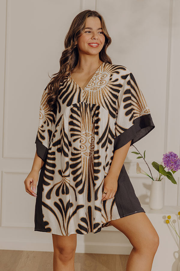 Sunburst Chic Babydoll Mini Dress Image - 1