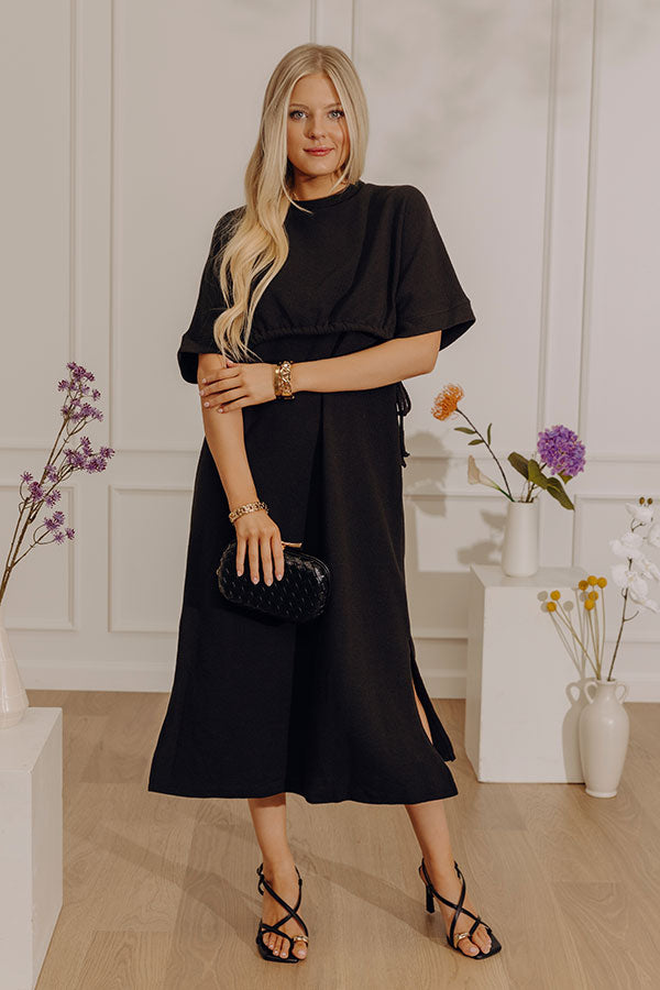 Uptown Muse Knit Midi Dress Image - 1