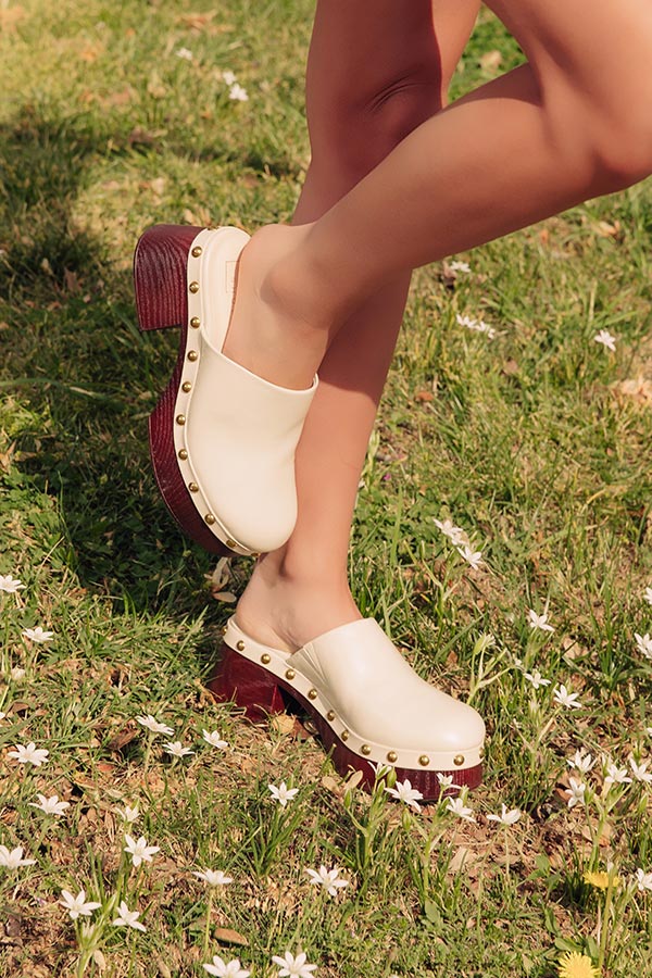 The Lily Faux Leather Clogs Image - 1
