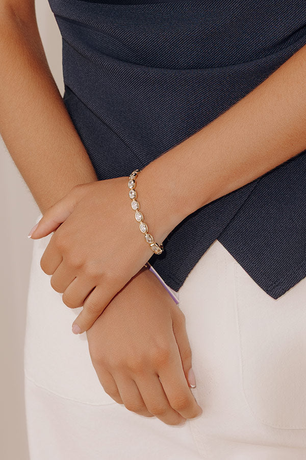Melinda Maria She's a Boss Tennis Bracelet Image - 2
