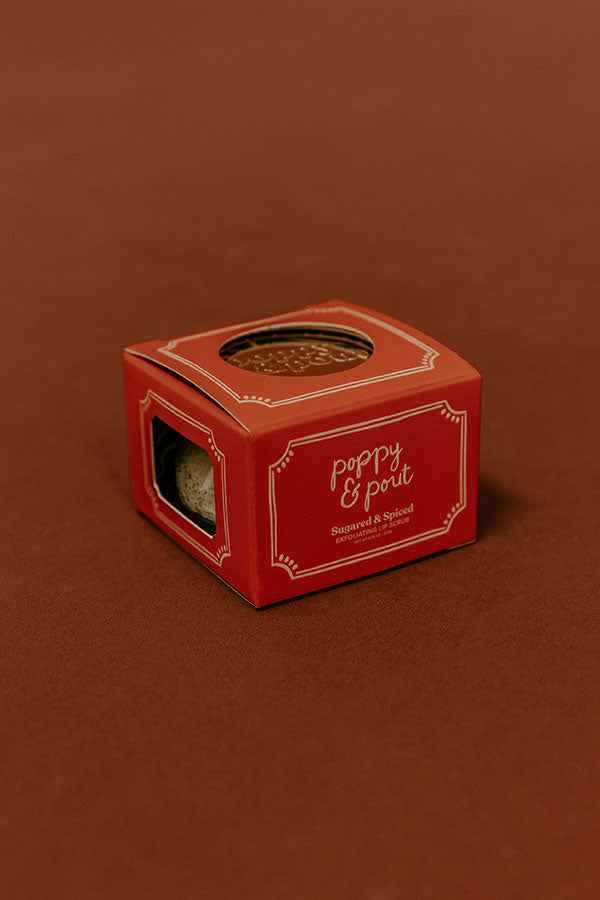 Poppy And Pout Sugared And Spiced Lip Scrub Image - 1