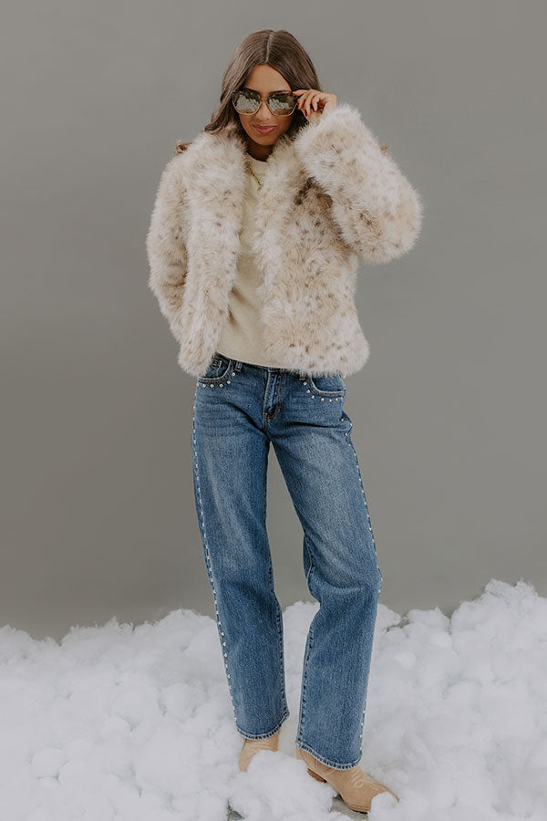 JUST USA Ava Low Rise Studded Jeans Image - 1