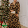 Autumn Meadow Floral Jacquard Maxi Dress Image - 1