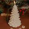 Snow-capped Trees Flameless Candle Image - 1
