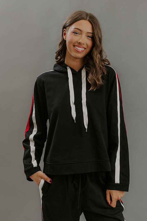 Weekend Getaway Stripe Hoodie