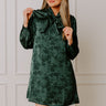 Cosmos And Kisses Floral Jacquard Mini Dress Image - 1