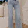 RISEN Melody Low Rise Wide Leg Shimmer Jean Image - 1
