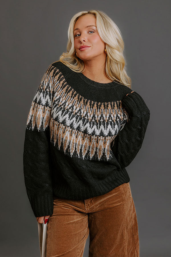 Ski Lodge Chic Knit Sweater
