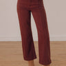 RISEN Sloane High Waist Wide Leg Jeans in Brown Image - 1