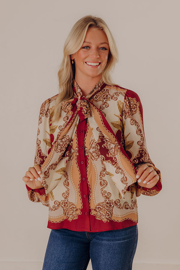 Soho Charm Front Tie Top Image - 2