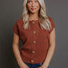 Heartfelt Moment Knit Button Up Top Image - 1
