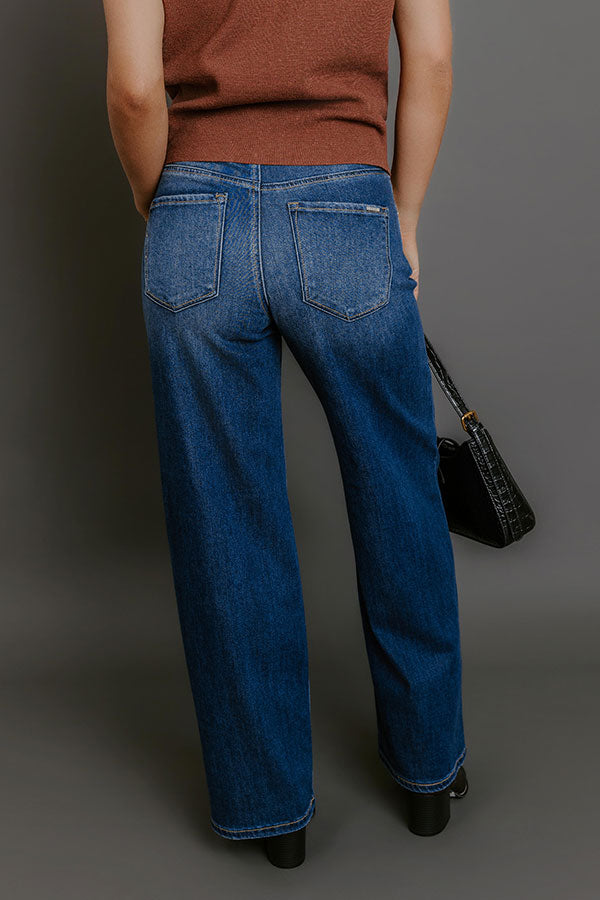 RISEN Valeria Midrise Slouchy Jean Image - 5