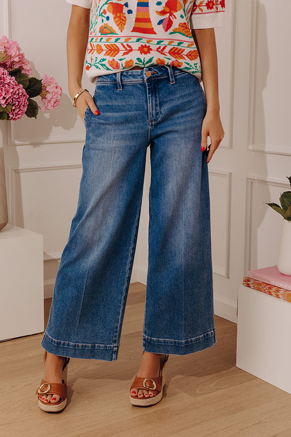 RISEN Peyton Midrise Wide Leg Jean Image - 1