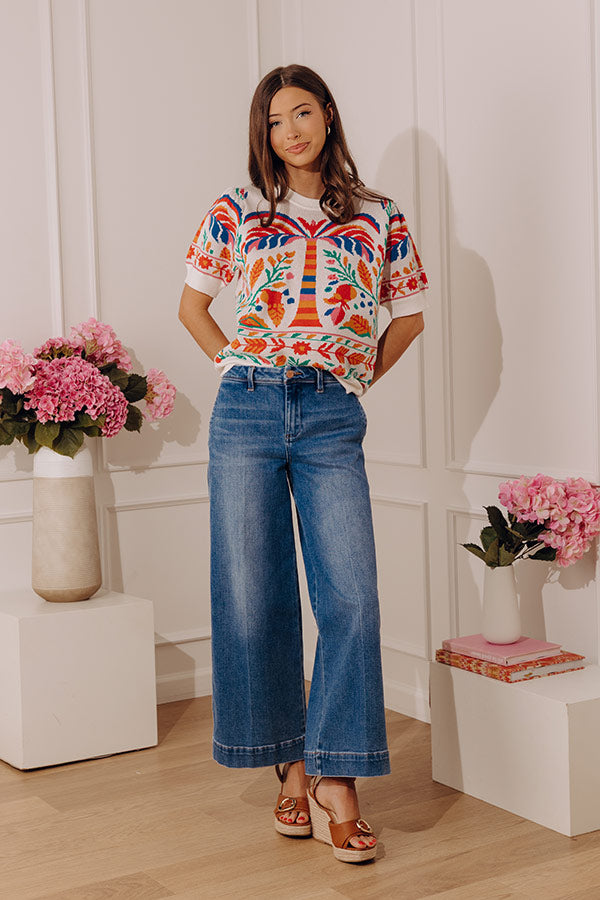 RISEN Peyton Midrise Wide Leg Jean Image - 2