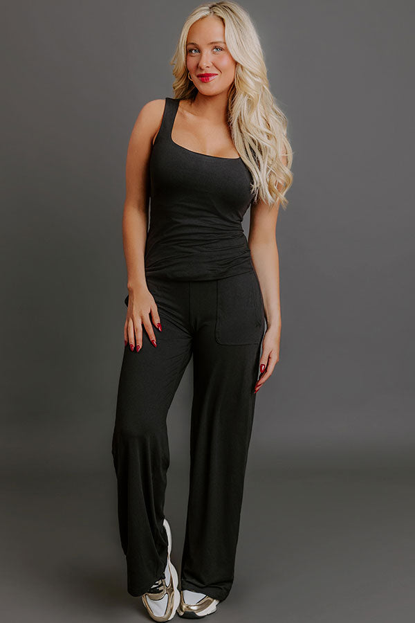 Elite Comfort Buttery Soft Tank in Black Image - 2
