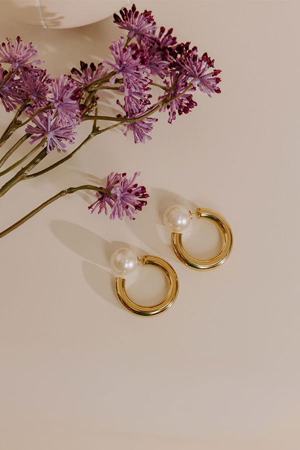 Sweet Moment Hoop Earrings Image - 3