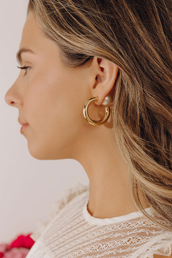 Sweet Moment Hoop Earrings Image - 2