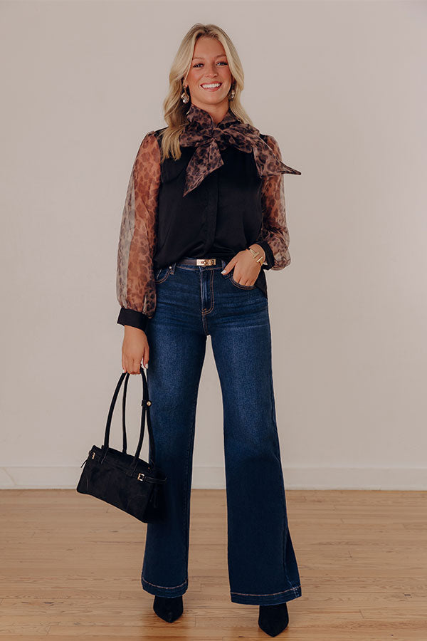 RISEN Sutton High Waist Wide Leg Jean