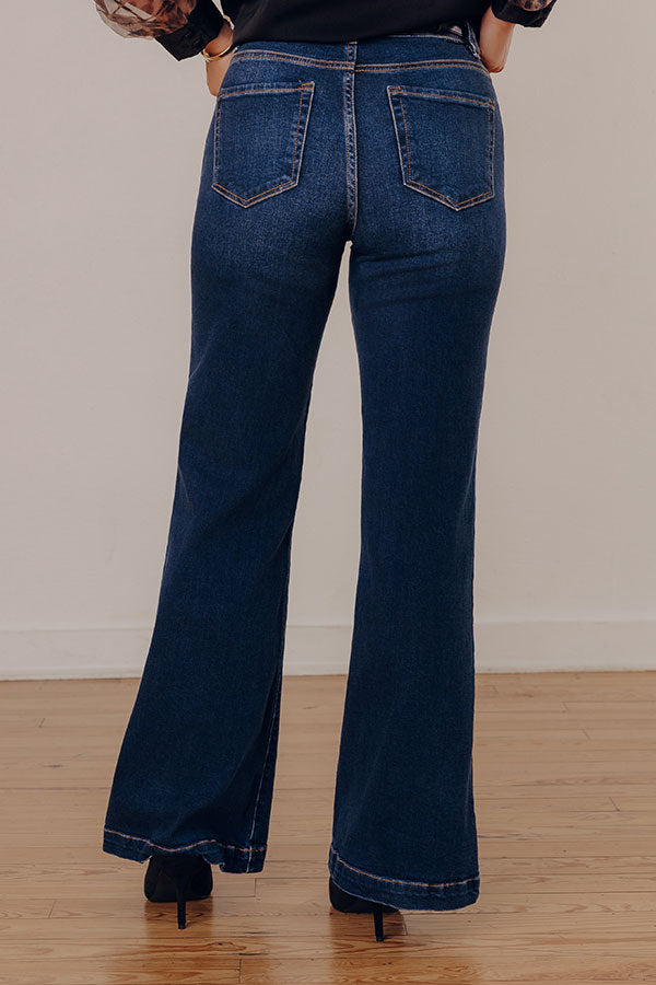 RISEN Sutton High Waist Wide Leg Jean Image - 5
