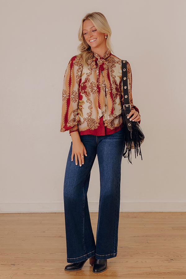 RISEN Sutton High Waist Wide Leg Jean