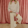 Sweet Day Stripe Sweatshirt in Lime Image - 1