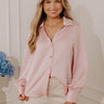 Metro Chic Satin Button Up Top Image - 1