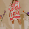 Petal Coast Floral Mini Dress in Pink Image - 1