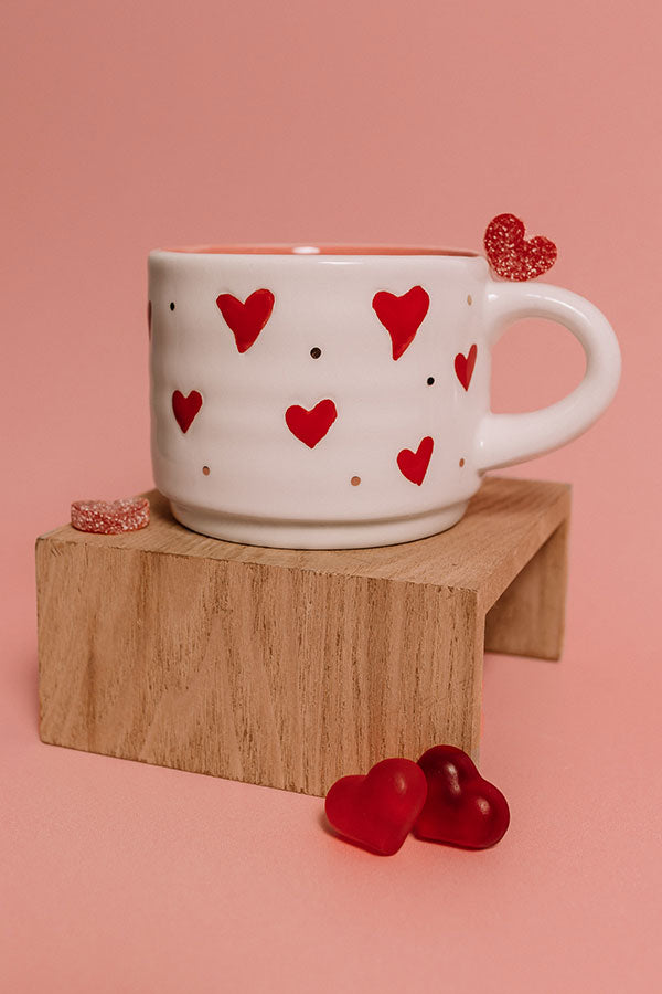 Lots Of Hearts Ceramic Mug Image - 1
