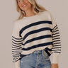 Yacht Club Cutie Stripe Knit Sweater Image - 1