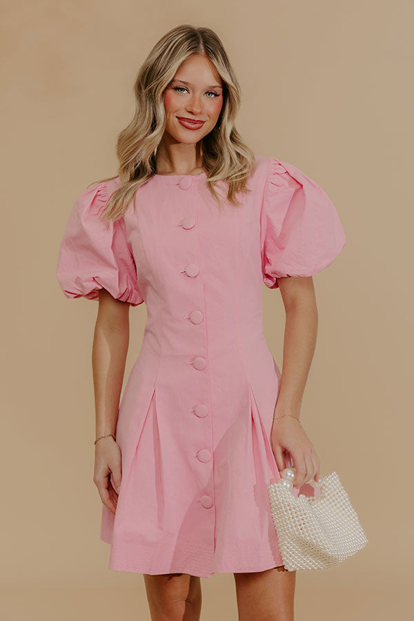 Modern Muse Button Down Mini Dress Image - 1
