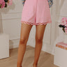 The Livy High Waist Linen-Blend Shorts Image - 1