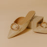 The Nova Raffia Woven Flats Image - 1