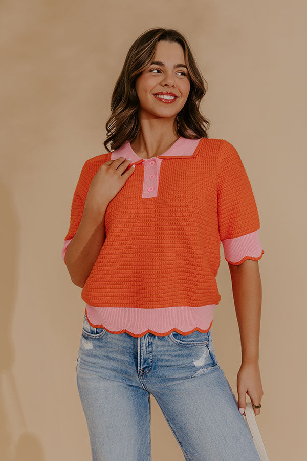 Sunny Disposition Knit Top