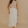 Sweet Intentions Mixed Media Midi Dress Image - 1