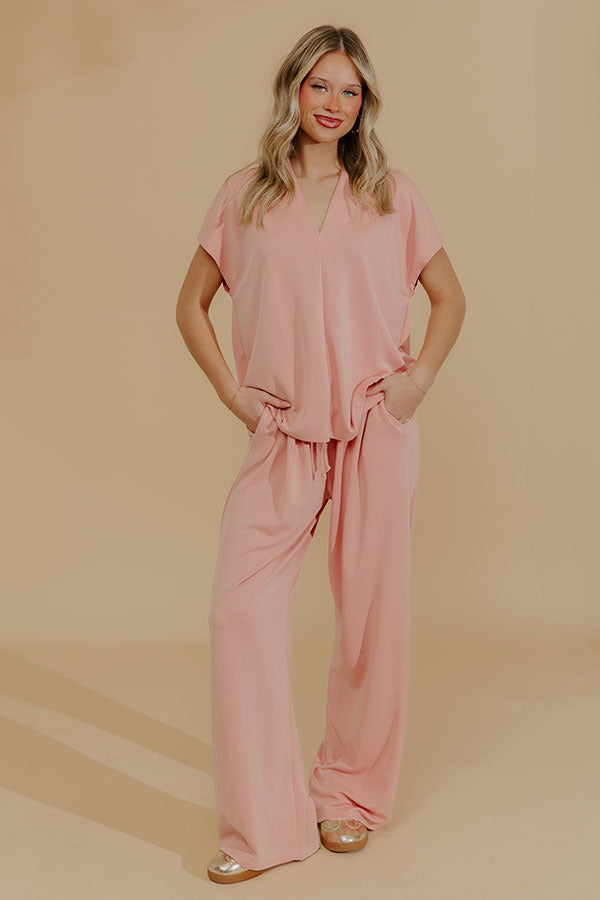 On-The-Go Chic High Waist Wide Leg Pants Image - 1