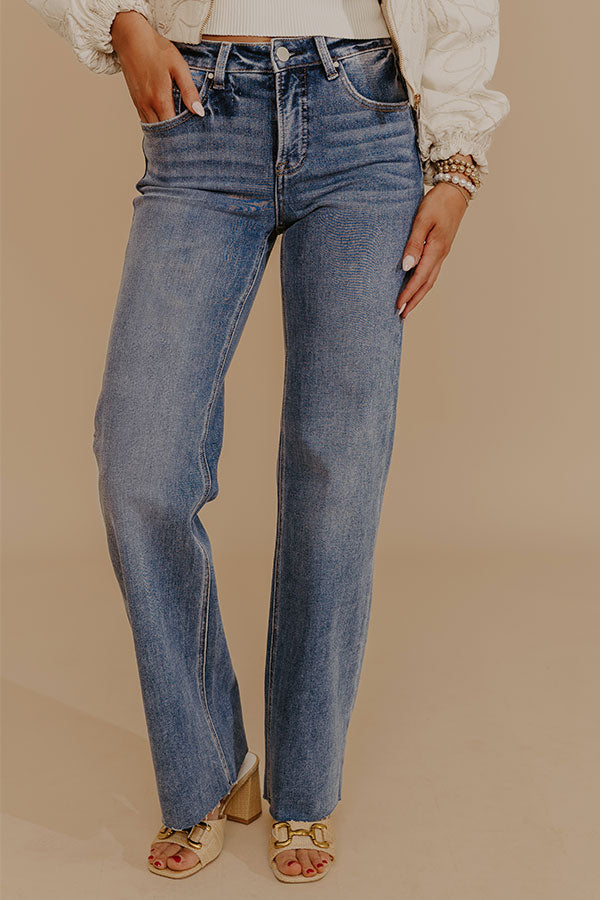 RISEN Kennedy Midrise Straight Leg Jean