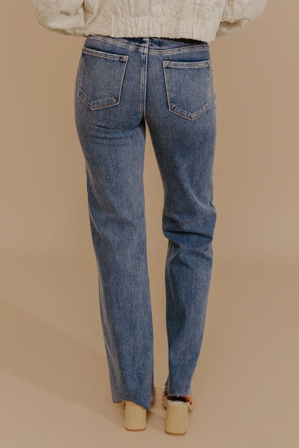 RISEN Kennedy Midrise Straight Leg Jean Image - 4