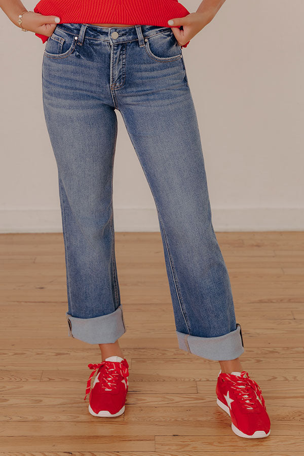 RISEN Kennedy Midrise Straight Leg Jean Image - 1
