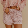 Wine And Unwind Midrise Satin Pajama Shorts Image - 1