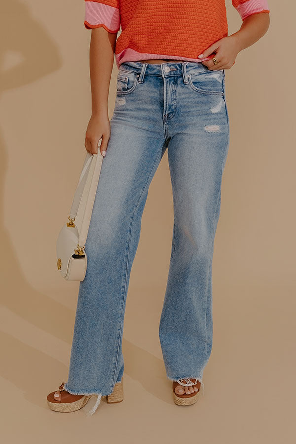 RISEN Hallie Midrise Wide Leg Jean