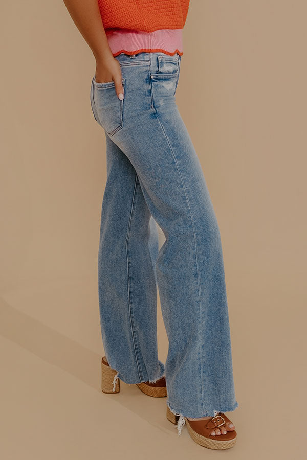 RISEN Hallie Midrise Wide Leg Jean Image - 2