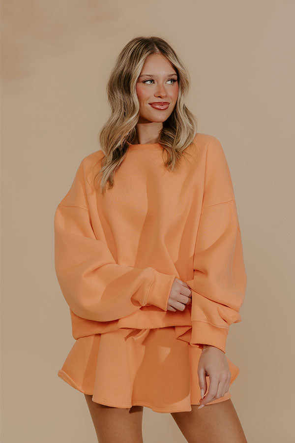 Soho Soft Sweatshirt in Nectarine