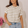 Coastal Lineup Knit Sweater Top Image - 1