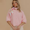 Uptown Muse Knit Sweater Top in Pink Image - 1