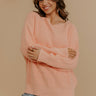 City Sweetheart Knit Sweater in Peach Image - 1