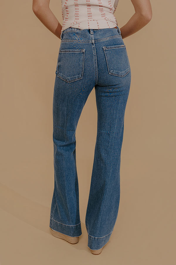 RISEN Millie Midrise Flare Jeans Image - 3