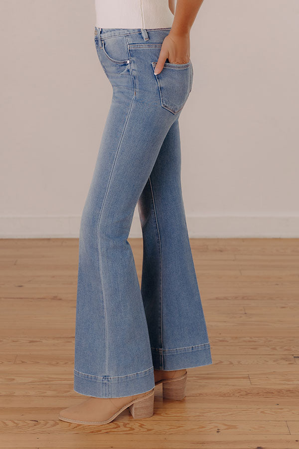 RISEN Millie Midrise Flare Jeans Image - 3