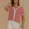Dockside Brunch Knit Stripe Top Image - 1